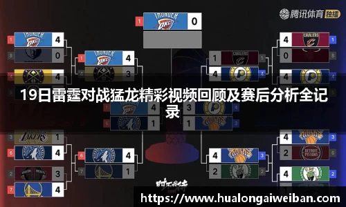 19日雷霆对战猛龙精彩视频回顾及赛后分析全记录
