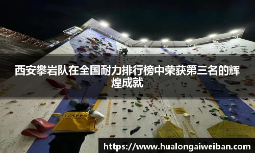 西安攀岩队在全国耐力排行榜中荣获第三名的辉煌成就